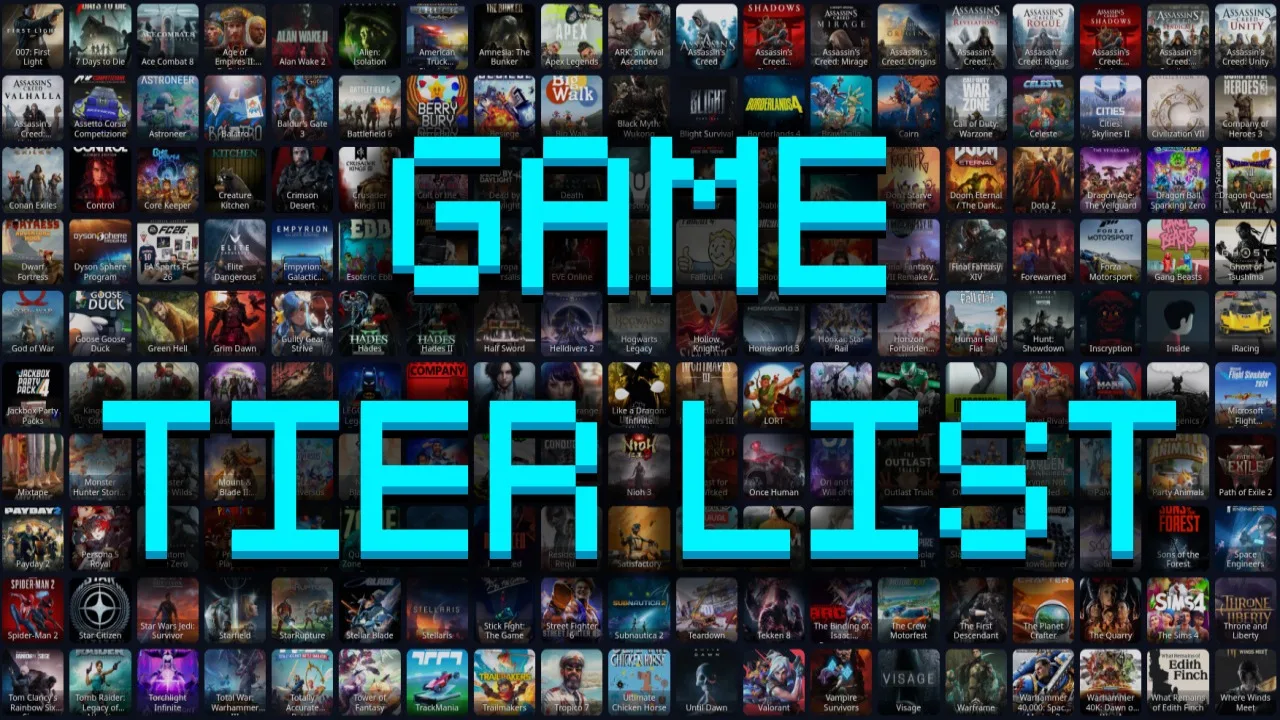 ТИР ЛИСТ ИГР